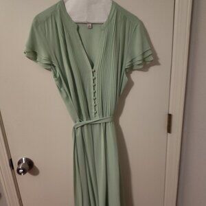 Size 12 - Mint Green Casual Dress